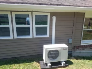Mitsubishi Electric Heat Pump Installation Customer Photo - Daves Cooing and Heating of Frederick 